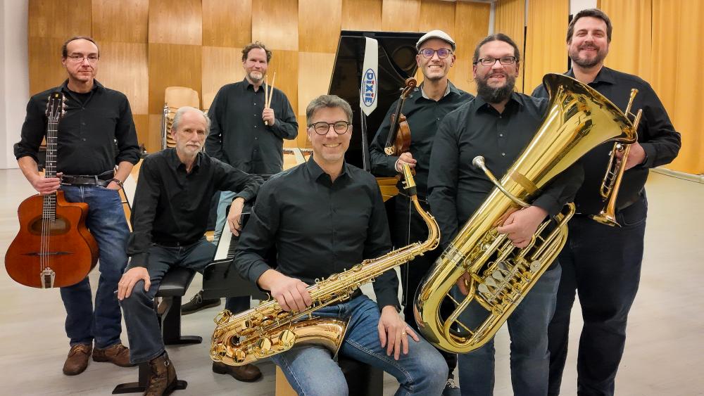 67. Würzburger Gypsy Jazz Session am Sonntag den 07.06.26, mit den  „Dixie Heartbreakers“ aus Würzbu