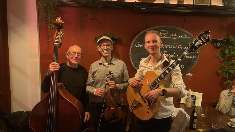 „Christian Bekmulin Trio“ im Kunsthaus Michel.