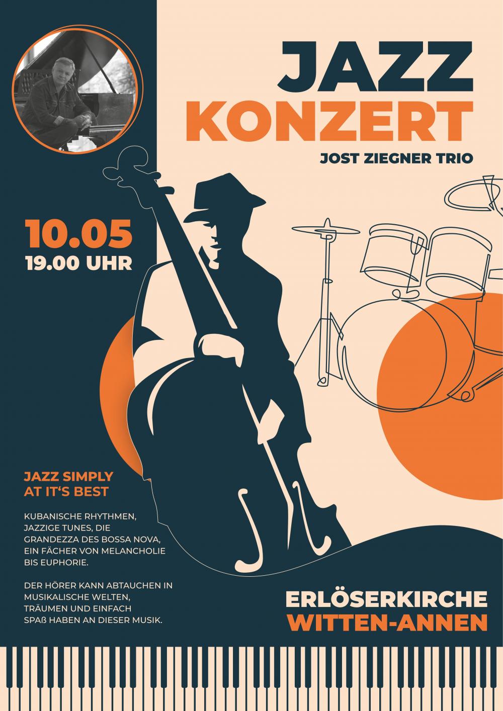 Konzert des Jost Ziegner Jazz Trios - Jazz and Wine