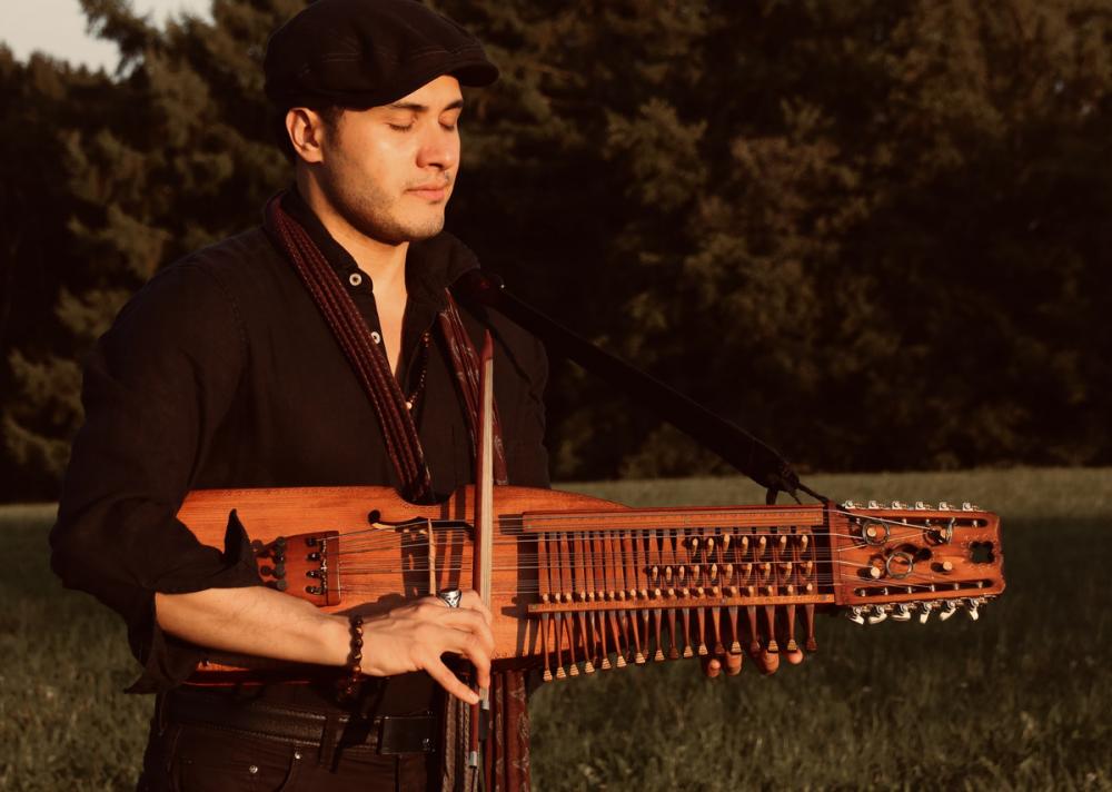 Nyckelharpa-Konzert im Passauer Café Museum