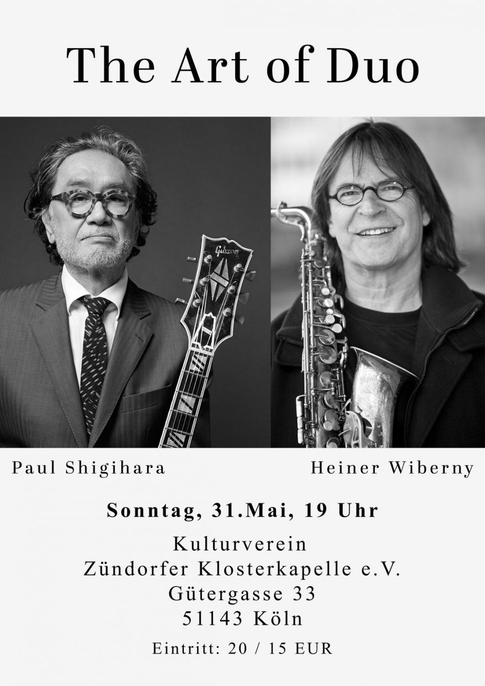The Art of Duo  • Paul Shigihara & Heiner Wiberny